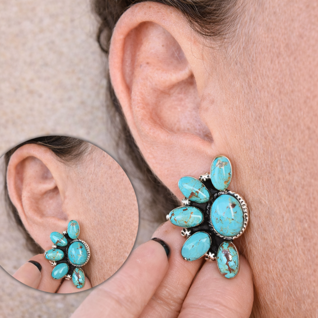 Oval Drop Earrings