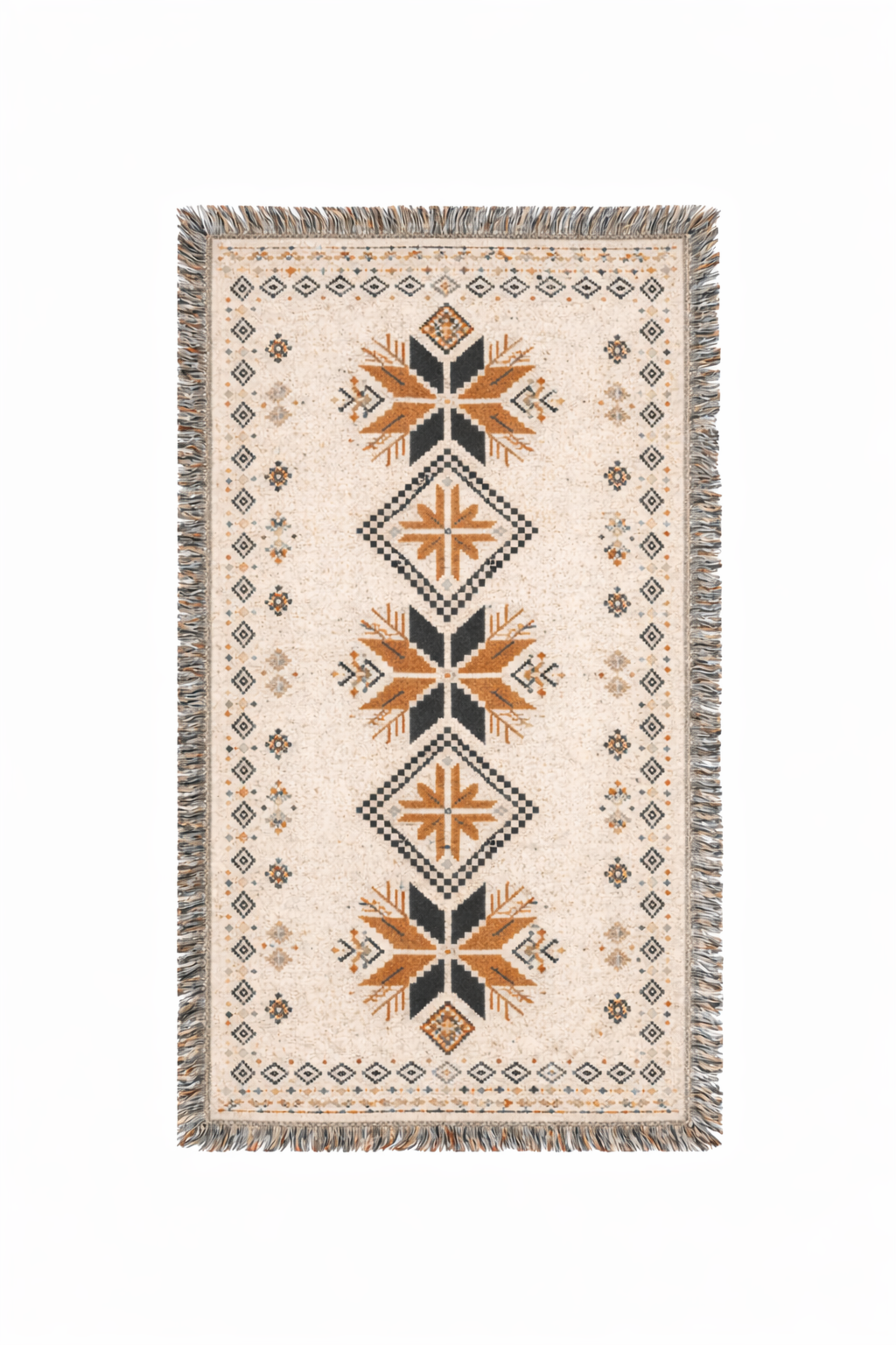 Blue Stone- Woven Tapestry Blaket