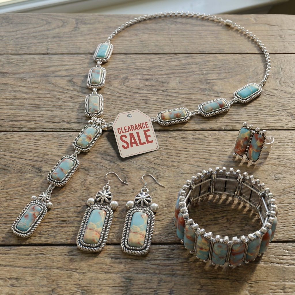 BlueStone Jewelry Set ( Clearance Sale)