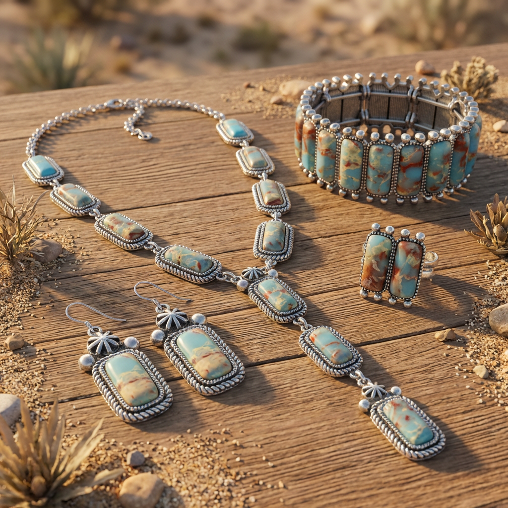 BlueStone Jewelry Set ( Clearance Sale)